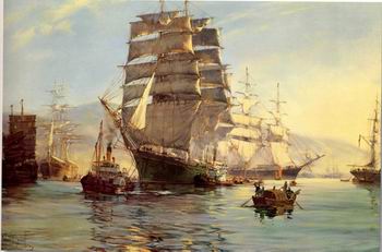 Seascape, boats, ships and warships. 32